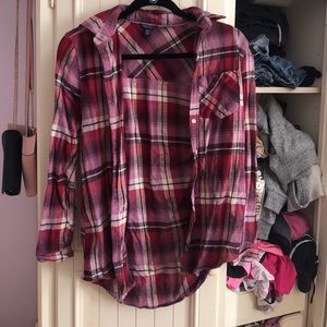 plaid shirt